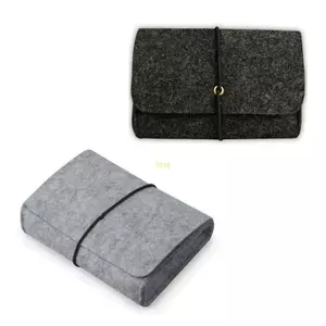 Btsg Mềm Cảm Thấy Cáp Dữ Liệu Du Lịch Tổ Chức Gói Mini Túi Sạc Túi Bảo Quản Cho Du Lịch Cáp Dữ Liệu USB Chuột