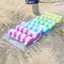 MAKY Water Hammo Bơm Hơi Lounger Chairfortable Giường Nổi Cho Tiệc Bể Bơi Người Lớn Bơi Mùa Hè Phao Hỗ Trợ VN
