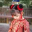 MAKY 2 Cái / bộ Trẻ Em Dễ Thương Tết Nguyên Đán Co Giãn Tóc Bé Gái Đáng Yêu Dây Cao Su Mềm Trẻ Em Phụ Kiện Tóc VN