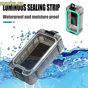 3 Hộp Bảo Quản Mồi, Hộp Phụ Kiện Câu Cá Dạ Quang Từ Tính, Hộp Đựng Móc Mở Rộng Mini Chống Thấm Nước Câu Cá Biển