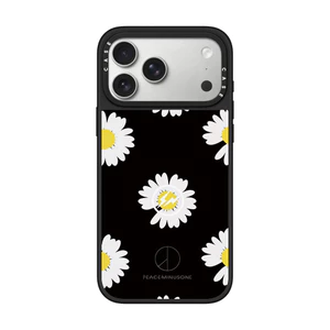 Ốp Điện Thoại Daisy Nền Đen Từ Tính Cho IPhone 17 Pro Max 17 Air 15 14 13 12 11 16 Plus Vỏ Chống Sốc