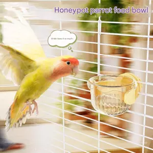 Cốc ăn lồng chống tràn hàng đầu cho chim nhỏ đến trung bình như Budgies đảm bảo an toàn cho ăn và môi trường sống