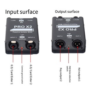 Bộ cách ly âm thanh 2 chiều mới, Bộ khử dòng âm thanh, XLR 6.5, Bộ cách ly Permalloy, Bộ trộn phát sóng trực tiếp