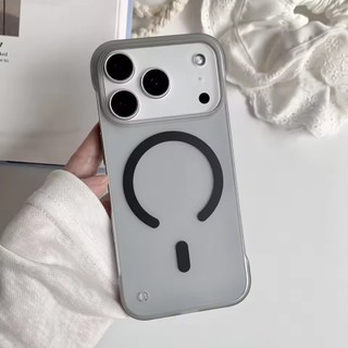 [JLK] Ốp điện thoại từ tính mờ không viền siêu mỏng cho iPhone 17 Air 16 15 14 13 12 11 Pro Max Plus Vỏ PC cứng mờ