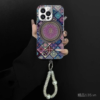 Totem phong cách Trung Quốc Thích hợp cho ốp điện thoại iPhone bằng kính mạ 16pro 15 / 14 / 13 / 12 / 11