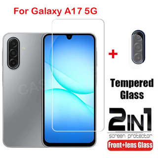 Dành Cho Samsung Galaxy A17 A07 A27 A37 A57 A37 A37 A26 A36 A56 A35 A15 SamsungA17 LTE 5G 4G 2025 Full Cover Kính Cường Lực Mặt Trước Phim Bảo Vệ Màn Hình Mặt Sau Ống Kính Camera Phim Bảo Vệ