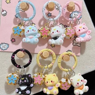 Móc khóa mèo động vật dễ thương - Túi Kawaii Mặt dây chuyền ô tô dành cho nữ