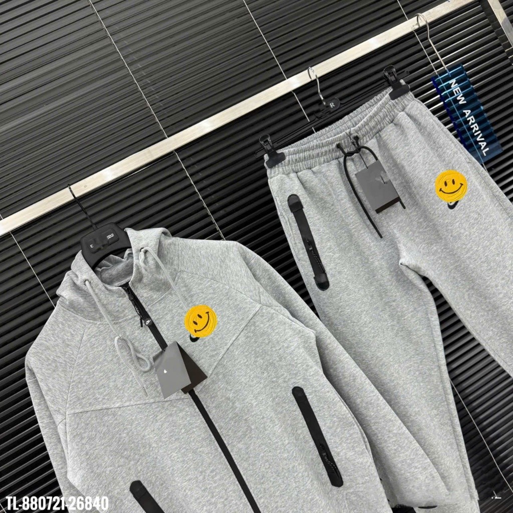 Set Bộ Quần Áo Nỉ Nai Tếch KCloset Bộ Thể Thao Chất Nỉ Dày Dặn Dáng Rộng Nam Nữ NA991