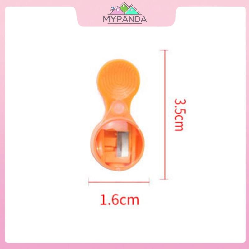 MYPANDA 10 chiếc gọt bút chì bỏ túi cho học sinh, lưỡi dày 2.0mm, di động, đồ dùng học tập