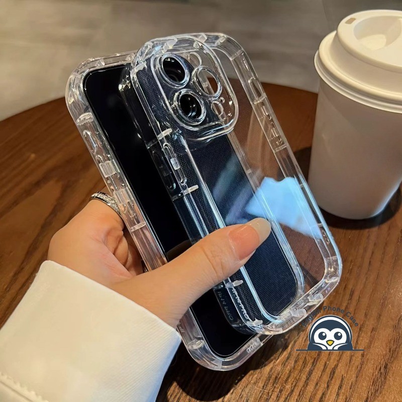 Ốp Điện Thoại Trong Suốt Dễ Thương Cho Vivo iQOO 13 12 9 SE 7 Z10 Z10X Z9 Z9X Turbo Pro Z8 Z8X Z7 Z7i Z6 Lite Z5 Z5X Z3 5G 4G Vỏ Bảo Vệ Đơn Giản Vỏ Mềm Chống Sốc