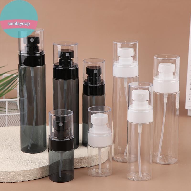 SUND 30 / 60 / 100 / 120ML Bình Đựng Du Lịch Trống Trong Suốt / Đen Trang Điểm Cồn Siêu Mịn Sương Mặt Hydrat Hóa Di Động VN
