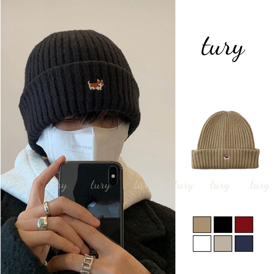 Nón Len Unisex Nam Nữ - Tury - Mũ Len Thuê Corgi Dễ Thương - NL053