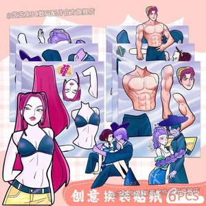 6 Miếng Dán Ngoại Vi KPop Demon Hunters Trang Trí Xu Hướng Sáng Tạo