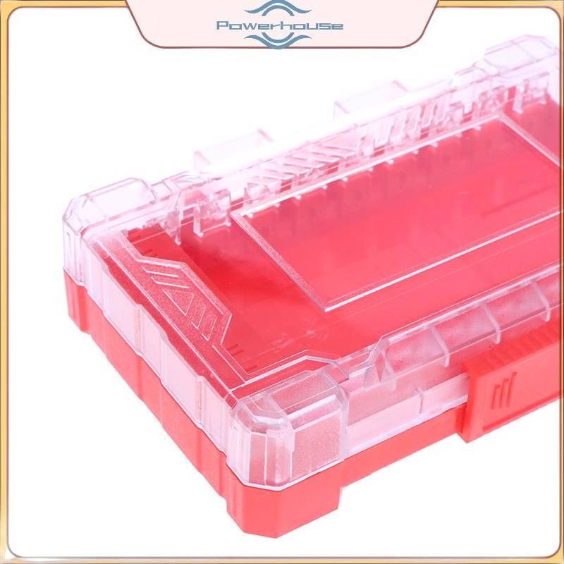 Hộp đựng mũi khoan điện Hộp đựng mũi khoan lục giác 6.35mm Hộp đựng mũi khoan 5 kích cỡ PVC chịu nước có thể tháo rời Lưu trữ có thể treo được.