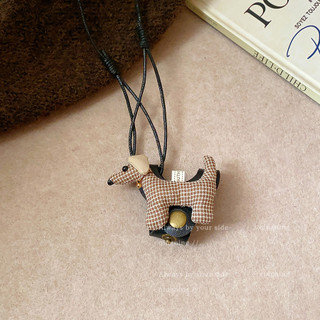 Dây sáp da Dachshund sang trọng, phù hợp làm phụ kiện vòng cổ hoặc dây chuyền cho áo len