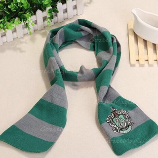 Khăn cosplay Harry Potter dệt kim logo nhà trường Hogwarts, phù hợp Giáng sinh và Halloween