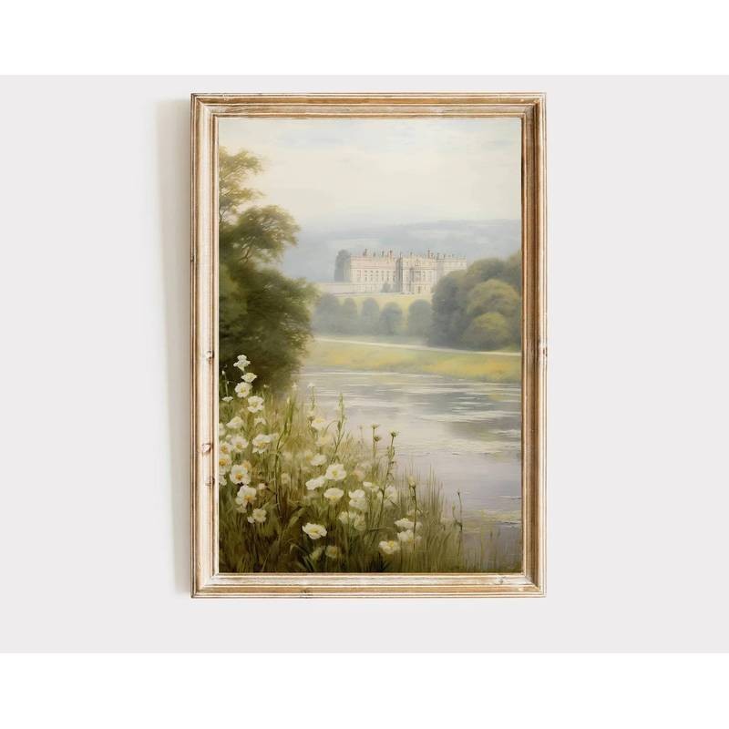 Tranh sơn dầu in tranh sơn dầu tự hào và định kiến Elizabeth Bennet và Mr Poster mục vụ Darcy trang trí nhà