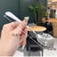 Muỗng tròn thép không gỉ cán dẹp nhiều màu loang 16.5cm