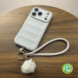 Ốp Điện Thoại Dễ Thương Với Lông Thú Giả Pom-pom Dây Đeo Cho Xiaomi 15 14T 14 13 13T 12 12S 12T Lite Ultra 12X 11T Mi 11 Pro Civi 2 5G 4G Vỏ Mềm Mặt Dây Chuyền Sang Trọng