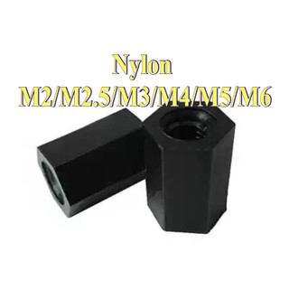 Cột Nhựa Lục Giác Cách Nhiệt Màu Đen Chuyên Dụng， Ống nối ty ren  - Nối ren M2 / M2.5 / M3 / M4 / M5 / M6 [LXY-CB-1]