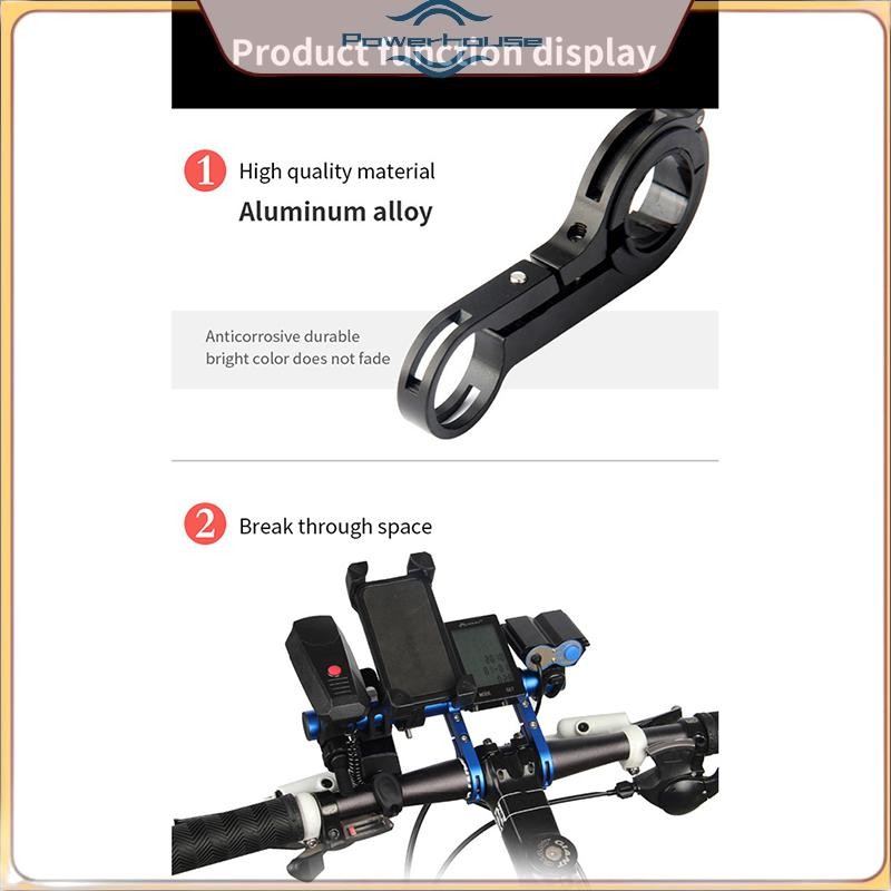 Tay Cầm Điện Hợp Kim Sợi Carbon Mở Rộng Giá Đỡ Đèn Pha Xe Đạp Gắn Thanh Giá Đỡ Máy Tính Hỗ Trợ Xe Đạp Đường Bộ.