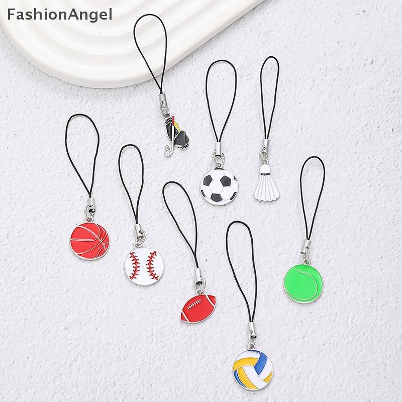 FashionAngel Sáng Tạo Mặt Dây Chuyền Bóng Rổ Móc Khóa Bóng Chày Bóng Chày Dây Xích Điện Thoại Thời Trang Mới Thể Thao Móc Khóa Xe Mặt Dây Treo Trang Sức VN