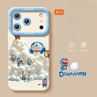 Ốp điện thoại sơn thời trang Snowball Cat cho iPhone17 / 16 / 15 / 14 / 13 / MINI / 12 / 11 / Pro MAX / X / XS / XR / 7 / 8 / 6 Vỏ bảo vệ toàn diện bằng silicon lỏng chống sốc và chống rơi