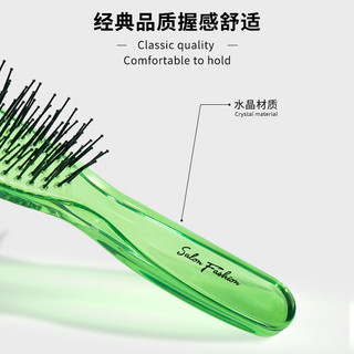 Conjoined Lớn Cong Lược Thẳng Tóc Làm Tóc Lược Di Động Tay Cầm Bằng Nhựa Sườn Lược Lược Nhựa IXGN