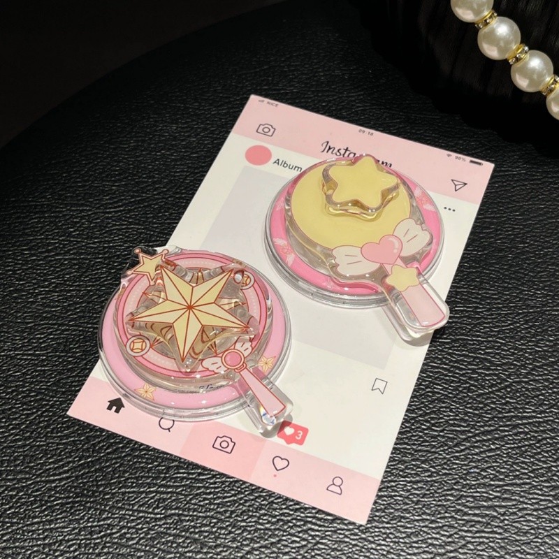 Sáng Tạo Magic Ins Phong Cách Mới Túi Khí Xoay Từ Giá Đỡ Mặt Trăng Ngôi Sao Từ Tính Mạnh Giá Đỡ Điện Thoại