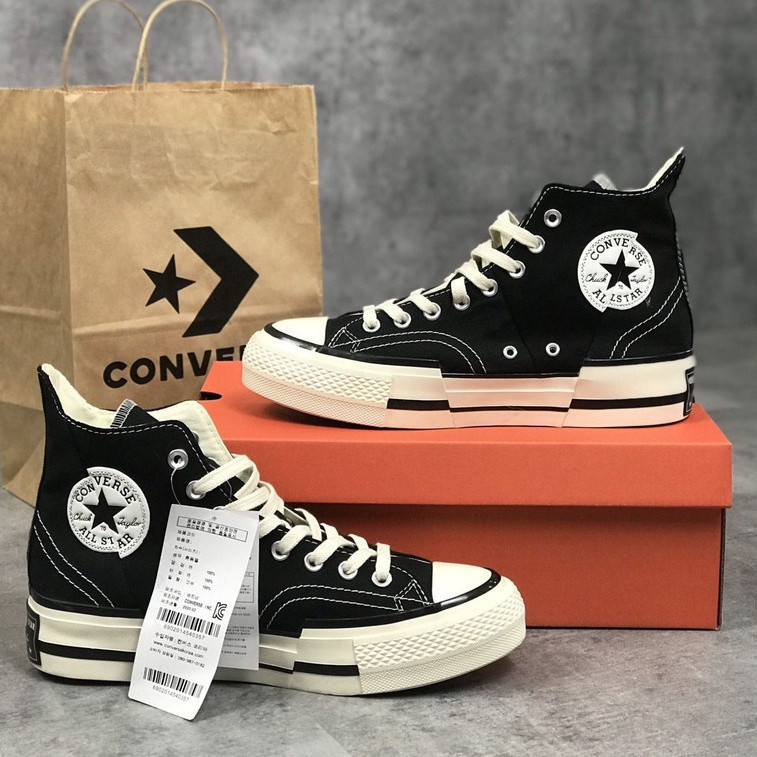 Giày thể thao Converse Black Chuck Taylor 70 Plus (Full Box) | Shopee ...