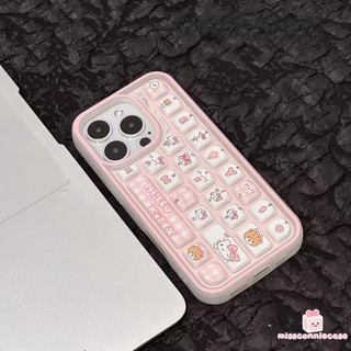 Ốp Lưng Cho Iphone 16 12 14 15 17 13 11 Pro Max Air 14 8 16 7 6 15 Plus XR X XS MAX SE 2020 Hoa Lãng Mạn Dễ Thương HelloKitty Giải Trí 3D Bàn Phím