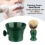 Bộ cốc đựng bàn chải cạo râu AFTEROF, Bộ bàn chải lông mềm trọn bộ Bát xốp Bộ bàn chải râu, Bộ bàn chải râu có đường kính lớn mịn di động Bộ phụ kiện chăm sóc râu