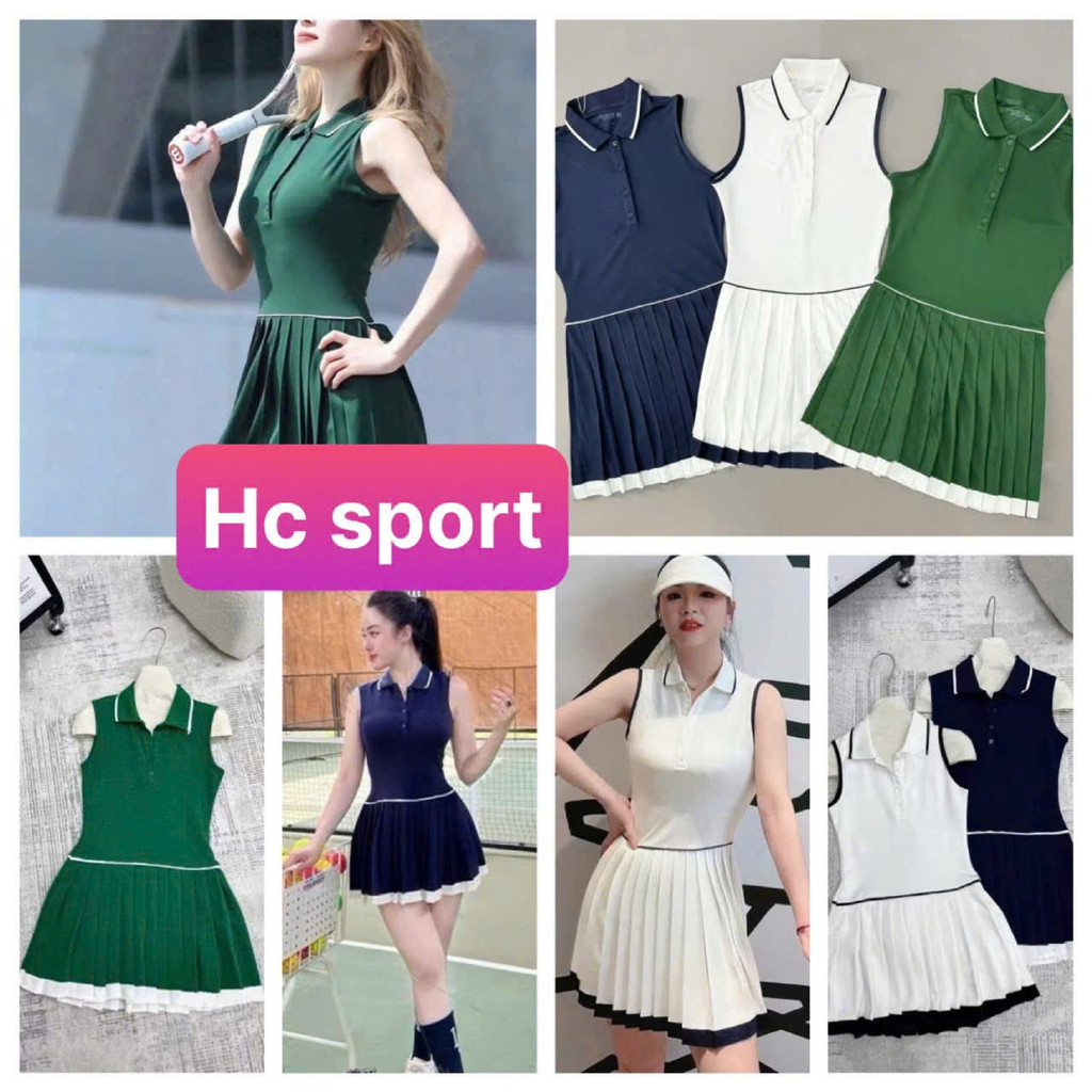 [PICKLEBALL] Bộ thể thao nữ, Bộ váy thể thao sport chơi golf, tennis, cầu lông, pickleball siêu đẹp