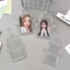 Giá đỡ Photocard CPINCP, Tay áo thẻ Kpop 3 inch Angel Wings, PVC di động có vỏ thẻ dây chuyền