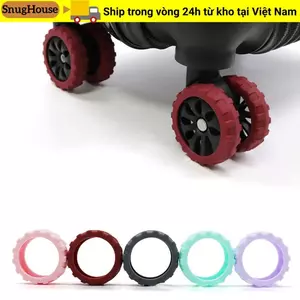 SNUGHOUSE 8 Cái / bộ Du Lịch Hành Lý Bánh Xe, Giảm Bánh Xe Đeo Vali Silicon Bánh Xe Bảo Vệ, Phụ Kiện Vali Trục Giảm Tiếng Ồn Hành Lý Bảo Vệ Bánh Xe