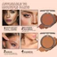 Trang điểm GICYMANTY Soft Mist Matte Pressed Powder Light Foundation Eyeshadow Palette Natural Brightening Overseas EIMY
