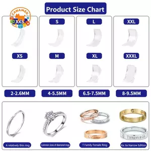 CANAMEK Dụng cụ thu nhỏ kích thước nhẫn, điều chỉnh vòng lò xo xoắn ốc, giảm kích cỡ vô hình cho nhẫn cưới CSF