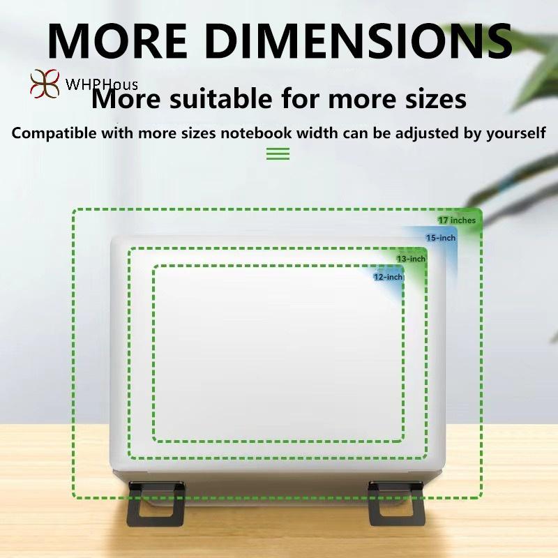< WHPHous-t > 2 Chân Đế Laptop Mini Gấp Có Thể Điều Chỉnh Giá Đỡ Di Động Siêu Mỏng Cho Máy Tính Xách Tay Xiaomi Giá Đỡ Làm Mát Bàn Phím Hỗ Trợ Đẹp