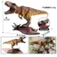 Đồ chơi khủng long trẻ em Săn bắn Tyrannosaurus Rex War Triceratops Tyrannosaurus Tyrannosaurus Thịt bò ăn thịt Rex Đồ trang trí mô hình động vật rắn Ông