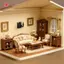 MJnmc 1 Cái Tỉ Lệ 1: 12 Candelabra Nhà Búp Bê Đèn Tường Mini Thực Tế Đèn Cho Nhà Mini DIY Trang Trí Thủ Công Mới