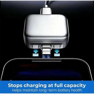 Bộ chuyển đổi sạc dừng tự động AUGUSTINA, Bộ tách sạc toàn bộ Type-C 140W, Bảo vệ quá tải tự động Bộ ngắt nguồn tự động tháo tự động thông minh cho thiết bị Type-C