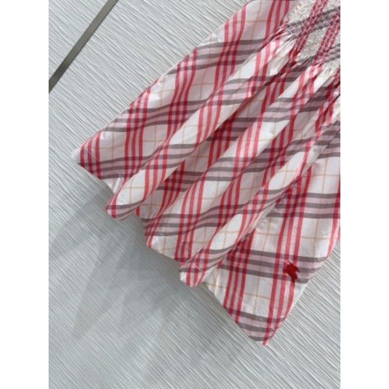Váy dài vừa phải giảm béo ca rô mới dành cho nữ