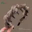 Springevenstar Kim Cương Giả Mạ Băng Đô Quấn Tóc Cho Nữ Tính Khí Thanh Lịch Chống Trơn Trượt Mũ 1 Chiếc Để Mặc Hàng Ngày Sự Kiện Cô Dâu Springevenstar