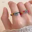 PNPIA- Thời Trang Sáng Tạo Luy Hoa Giàu Tay Dây Nhẫn Dành Cho Nữ Có Thể Điều Chỉnh Handmade Bím Vòng Tay Trang Sức Cặp Đôi Quà Tặng