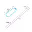 MAKY 100 Chiếc Bóng Hạt Dây Xích Phù Hợp Với Móc Chìa Khóa / Búp Bê / Nhãn Tay Thẻ Kết Nối Cho DIY Vòng Tay Trang Sức Làm Phụ Kiện 10cm VN