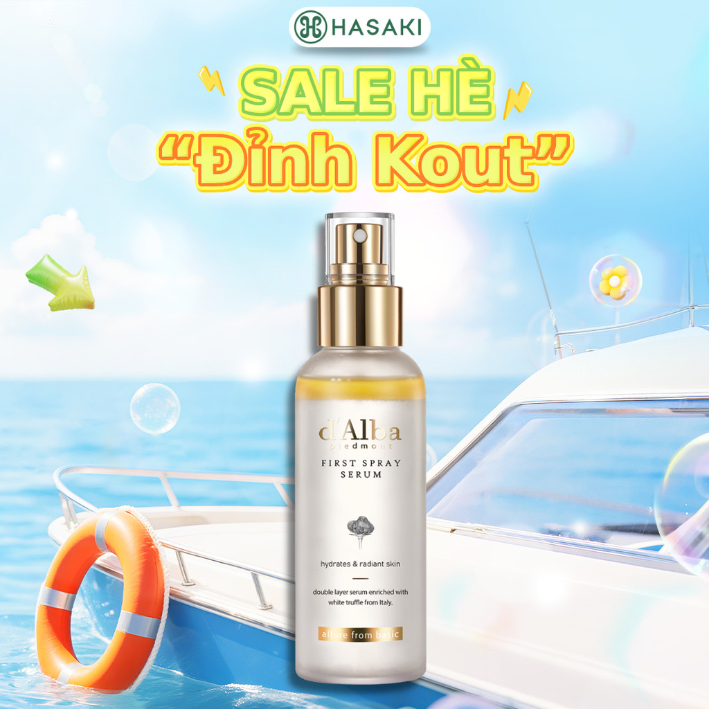 Serum d'Alba Dạng Xịt Nấm Truffle Trắng Căng Bóng Da 100ml