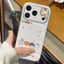 Ốp lưng iPhone Họa tiết da phong cách mạ họa tiết động vật dễ thương iPhone 17 16 15 14 13 12 11 Pro Max Plus Max