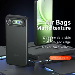 Ốp YJD Cho Vivo X300FE Họa Tiết Da Túi Khí Mờ Không Bao Giờ Biến Màu Vàng Chống Rơi Điện Thoại