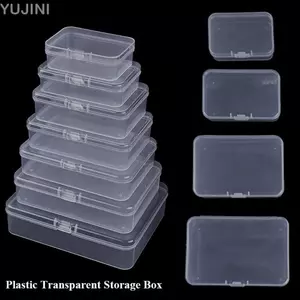 Hộp Bảo Quản Trong Suốt YUJUNI, Hộp Đựng Hạt Trang Sức 8 Kích Cỡ Trong Suốt, Dụng Cụ Câu Cá Bằng Nhựa Nóng Phụ Kiện Hộp Đóng Gói