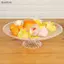 Đĩa Phục Vụ Trong Suốt Acrylic Trái Cây Món Tráng Miệng Khay Salad Bánh Cupcake Trưng Bày Chân Đế Đĩa Ăn Tròn Đồ Dùng Nhà Bếp VN